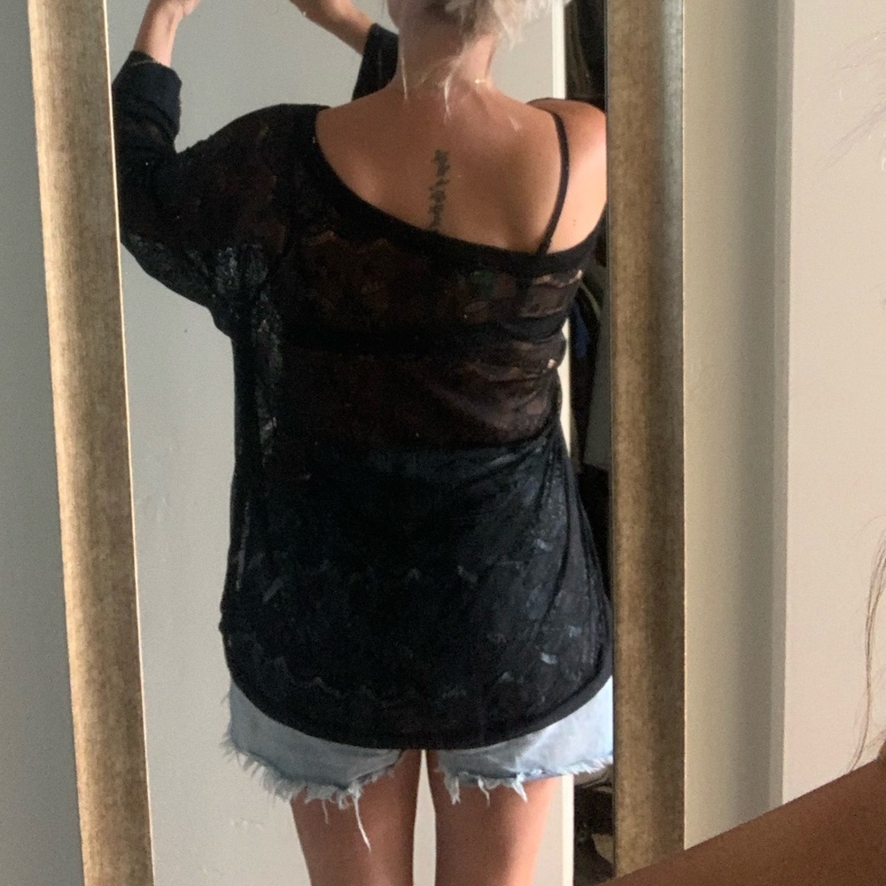 Sheer Lace Top - Picture 2 of 5